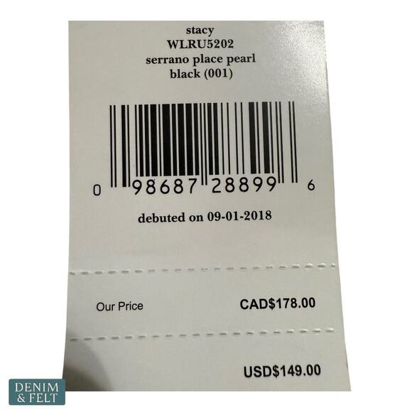 Kate Spade Serrano Place Pearl Stacy Black Long Wallet Gold Hardware - Picture 14 of 14